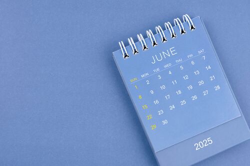 Key Dates for June 2025